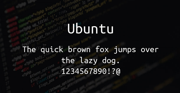 Fuente gratis - Ubuntu